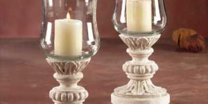 Glass Candle Holders