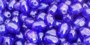 Blue Colured Glass Bead
