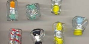 Silver Foil Glass Beads