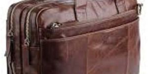 Leather Laptop Cum Office Bag