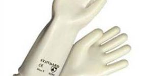 Industrial White Rubber Hand Glove