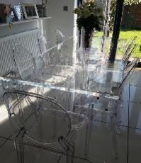 Acrylic Dining Furnitures