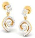 Gold and Diamond Earrings