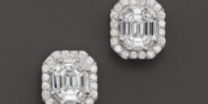 Fancy Cut Diamond Earrings