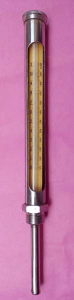 Cylindrical Industrial Thermometer