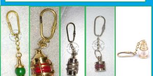 Brass Lamp Keychains