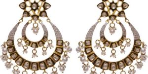 Kundan Dangler Earrings