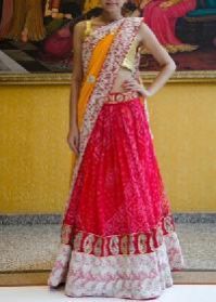 Bandhej Lehenga Choli