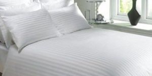Satin Stripe Bed Sheets