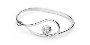 White Moissanite Ring