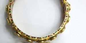 Diamond Polki Kada Set