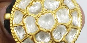 Diamond Polki Maang Tika