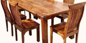 Wooden Restaurant Dining Table Set