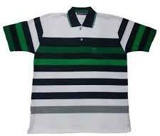 Mens Striped Polo T-Shirts
