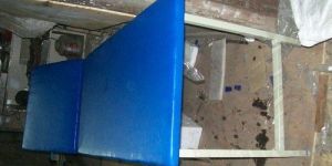 Examination Table Metallic 2 Section