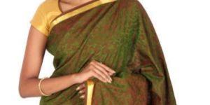 Embossed Silk Sarees