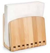 Wooden Napkin Stand