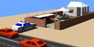 Car Parking Tensile Structure