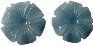 Angelite Carving Flowers Stone