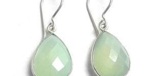 Aqua Chalcedony Gemstone Earring Jewellery
