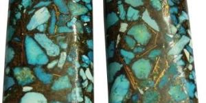 Blue Copper Turquoise Cabochons