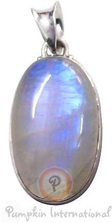 Rainbow Moonstone 925 Sterling Silver Pendant