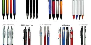 Plastic & Metal Clip Ball Pen