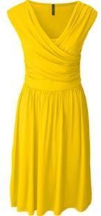 Ladies Short Yellow Dress