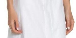 Ladies White Chiffon Dress