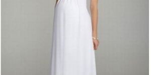 Ladies White Maxi Dress