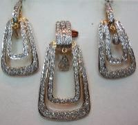 American Diamond Pendant Sets