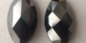 Marquise Shaped Black Diamonds