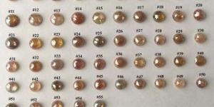 Yellowish Rose Cut Diamonds