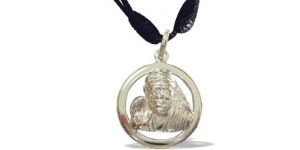 Silver Sai Baba Pendant