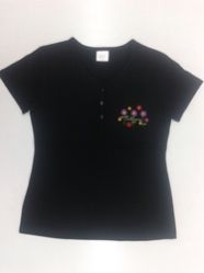 Embroidered Button Tops