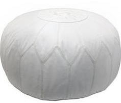 Leather Morocan Pouf