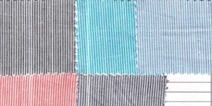 STRIPE COTTON FABRICS 3 BY 2  SIZE
