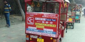 E Rickshaw Advertising