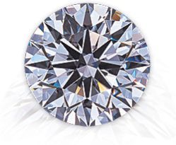 Moissanite White Round Cut