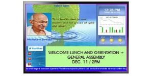 Digital Display Notice / DIsplay Board