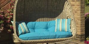 Cane 2 Seater Hanging Chairs
