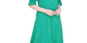 Womens Embroidered Cotton Casual Kurti