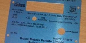 Pre Coated Aluminium Nameplates