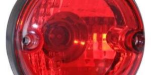 Aux-20 Round Mfr Red Tail Lamp