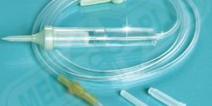 Blood administration set [Double Chamber], Bulb Latex