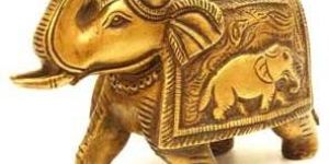 Brass Elephant Statue