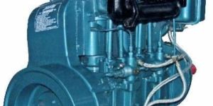 Manually Start Air Cooled Twin Cylinder Diesel Engine