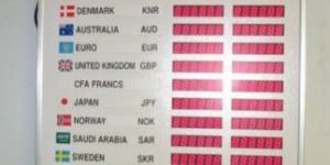 Exchange Rate Display