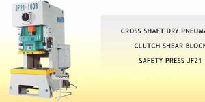 CROSS SHAFT DRY PNEUMATIC CLUTCH SHEAR BLOCK SAFETY PRESS
