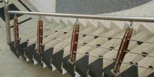 Stainless Steel Wooden Railing